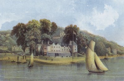 Parade et club house, West Cowes - English School
